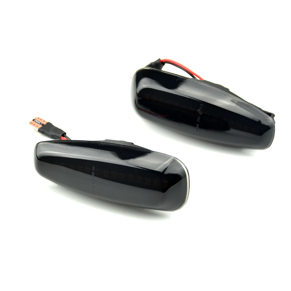 1Pair Dynamic Side Marker Turn Signal Indicator Repeater Light For Kia Pro Ceed Estate Rio III Hyundai Elantra I30 Azera Avante