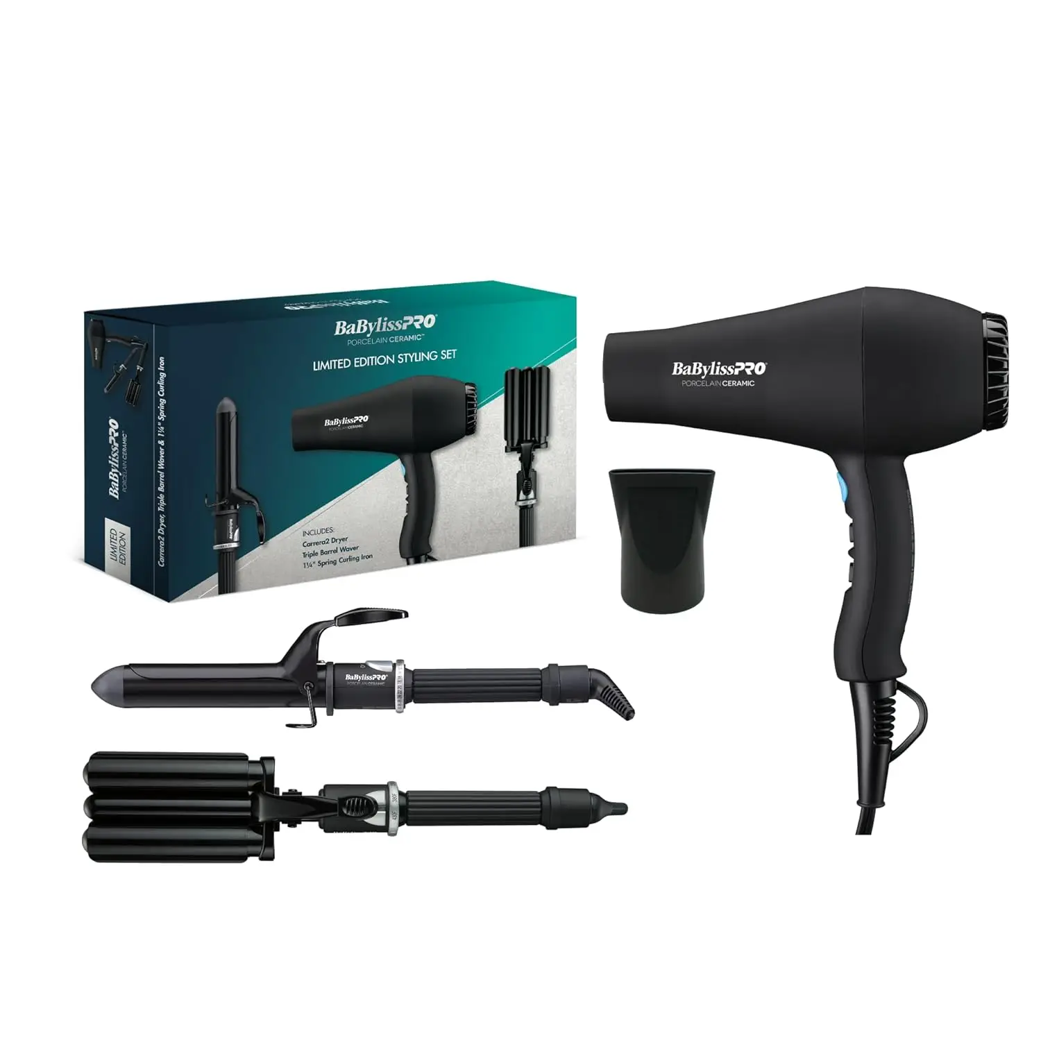 Porcelain Ceramic Carrera Professional Hair Dryer Professional Dryer Prepack