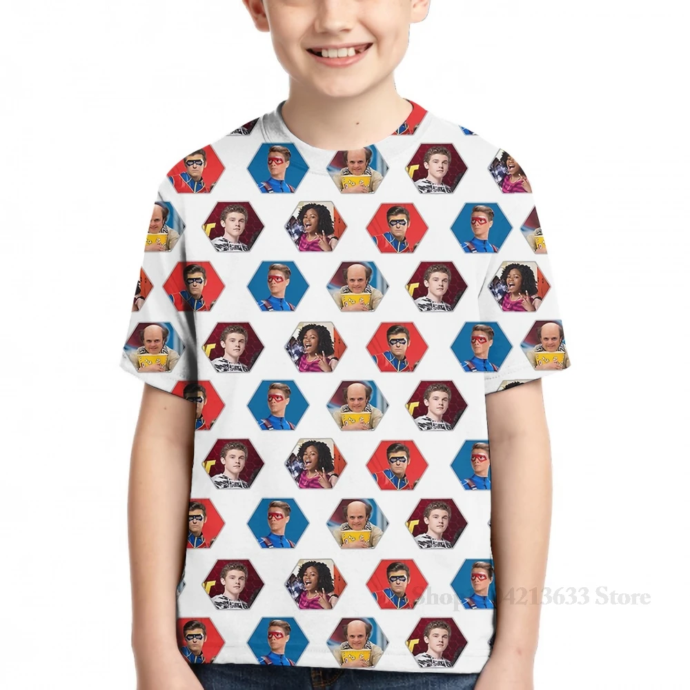 في جميع أنحاء الطباعة هنري خطر مسدس الرجال تي شيرت المرأة فتاة الموضة تي شيرت الصبي بلايز تيز قصيرة الأكمام بلايز #5