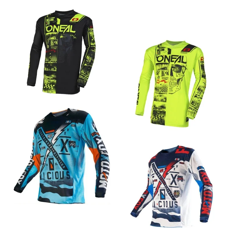 Jersey de Motocross Downhill 2027 para Ciclismo, Jersey MTB BMX para Bicicleta de Montaña Enduro, Motocross, Carreras de Descenso