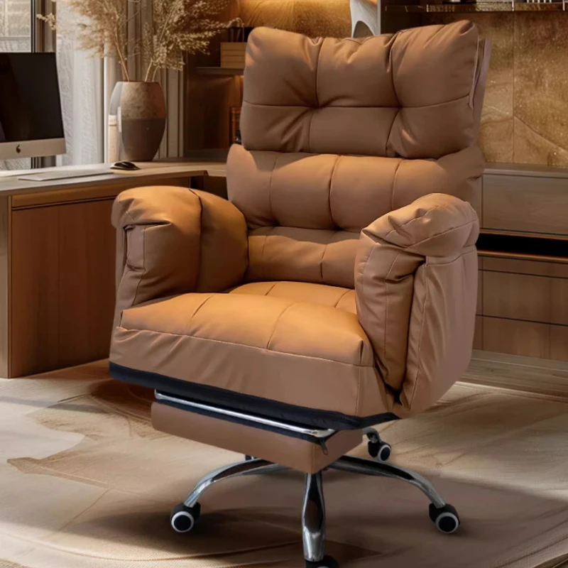 كرسي مكتب متنقل للمنزل كسول كرسي مريح مصمم كرسي مكتب غرفة المعيشة أثاث صالون Cadeiras De Escritorio #3