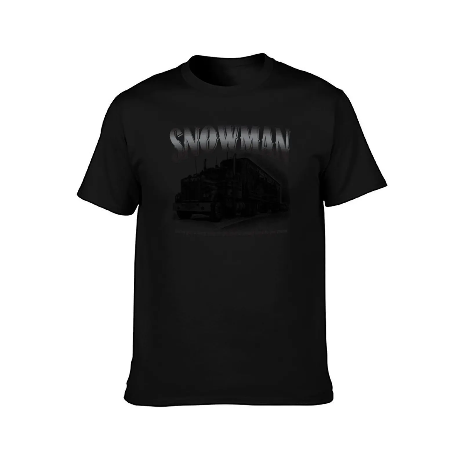 Birthday Gifts Bandit Snowman And Smokey Vintage Photograp T-Shirt Comfortable Basic Crew Neck Tee T-Shirt