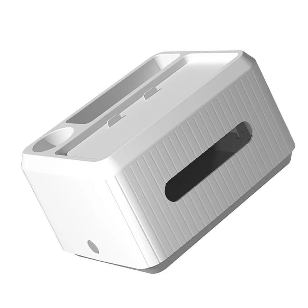 Household Tissue Box Creative Multi-Function Tissue Organizer Desktop Paper Holder Storage Case Home Accessory