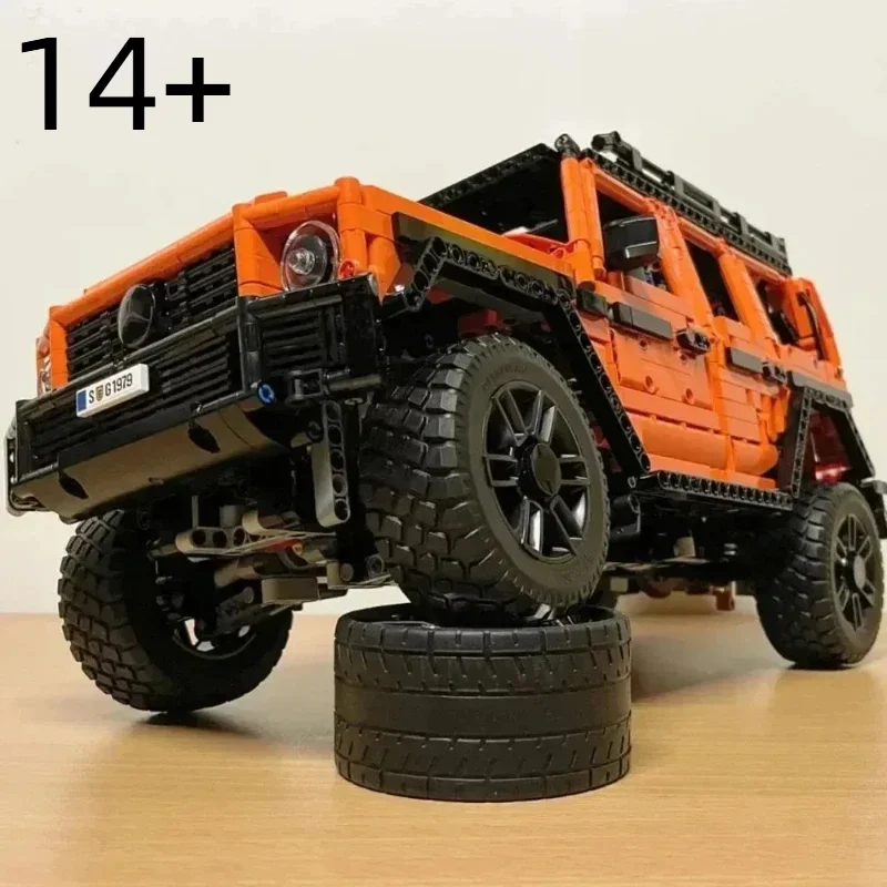 

2891 шт. MOC технические G 500 профессиональные автомобильные строительные блоки кирпич G-Wagon 4X4 внедорожный супер автомобиль игрушки подарки на день рождения и Рождество