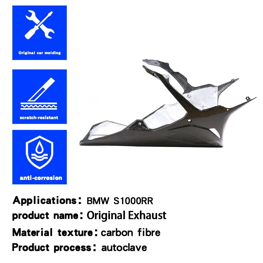 IKOSO for Motorcycle Bmw S1000RR Latest Model Accessories Conversion Complete Carbon Fiber Exterior Parts Original Exhaust 2019+