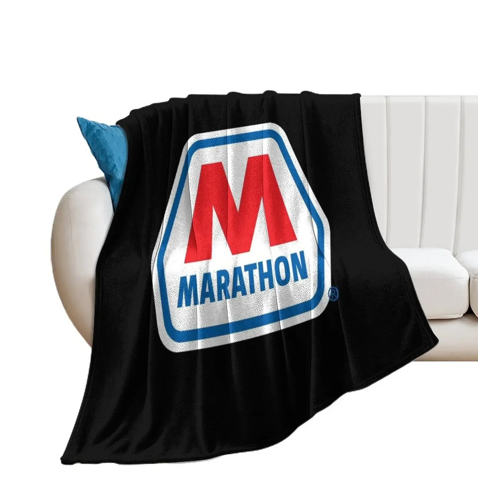 Marathon OIL RACING LUBRICANT seghosamdes Relaxed Fit Throw Blanket Polar Beach Sofas Blankets