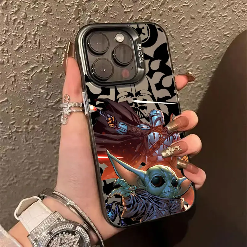 S-Stars-wars Baby Yodas Phone Case For iPhone 11 12 13 14 15 16 17 Pro Max 16e 17E 17 Air Plus Mini Shockproof Fundas Back Cover - view 3