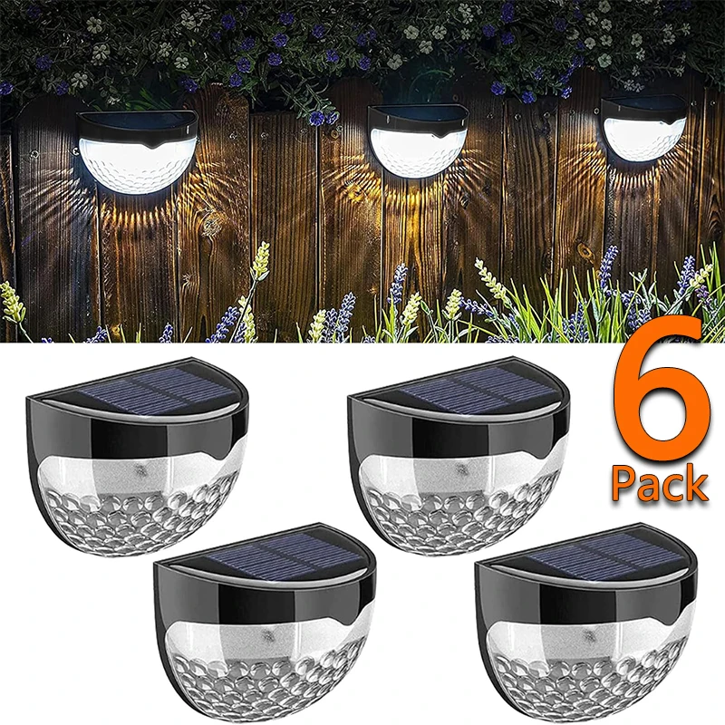 

Solar Deck Light Outdoor Peel And Stick Deck Railing Lights, Long-lasting & Durable Waterproof For Outdoor Stairs, Step, Fence