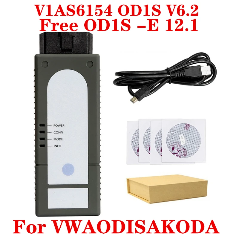 

WIFI 6154 0D1S V6.2 Engineer V12.1 Diagnostic Tool For VW/A0di/SAKODA Car Diagnostic Better 5054A Full Chip