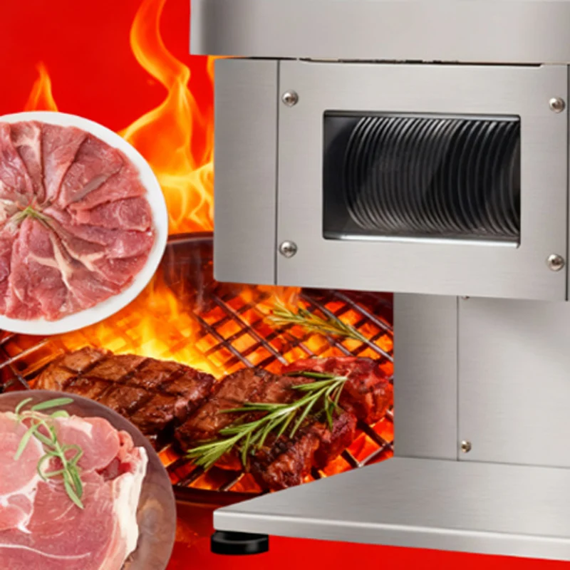 Multi functional stainless steel commercial fresh meat slicer pork slicer and meat slicer