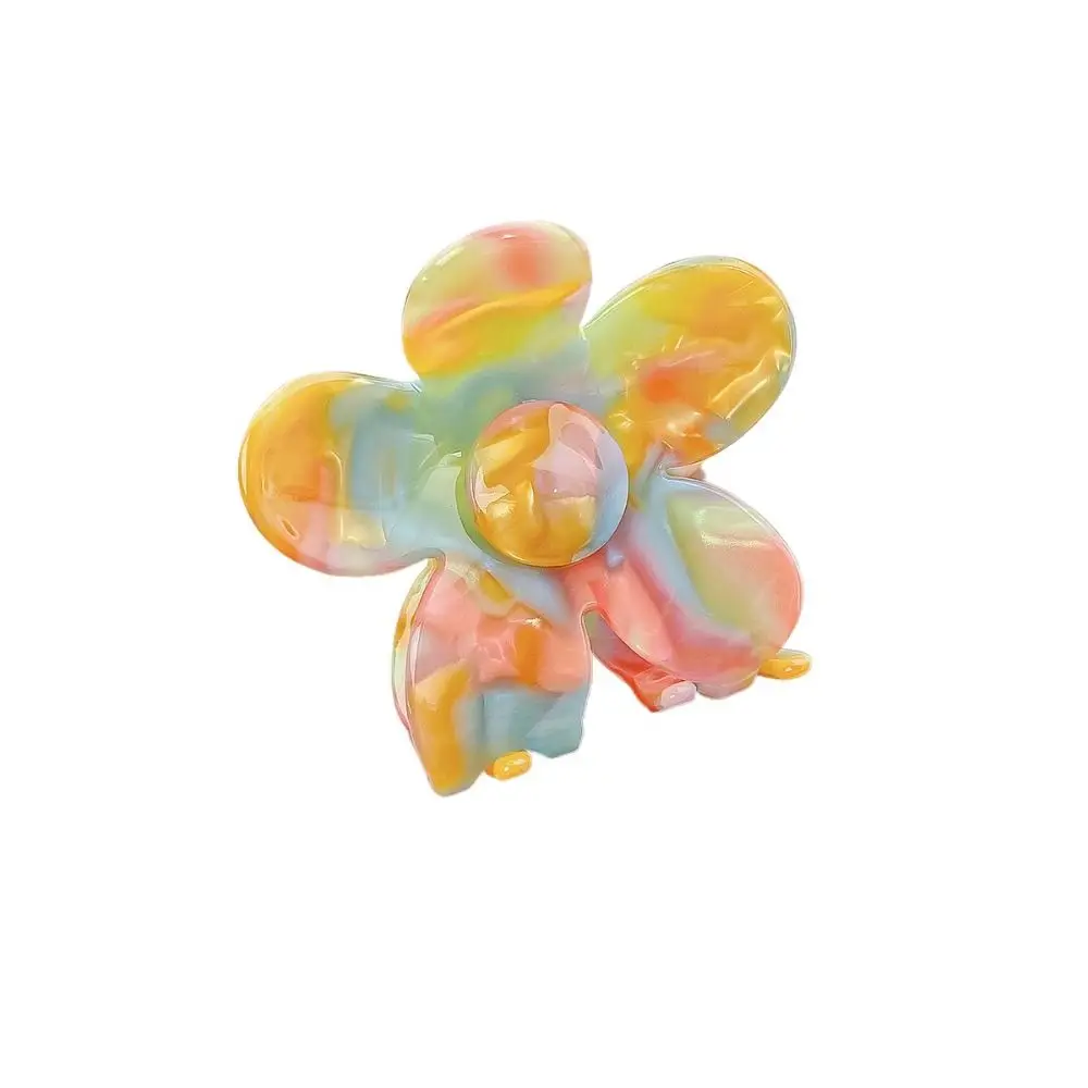 

Многоцветный коготь для волос с уксусной кислотой, корейский стиль, маленький размер, цветок, заколка для волос в виде краба, заколка для волос, аксессуары для волос, геометрическая заколка в виде акулы