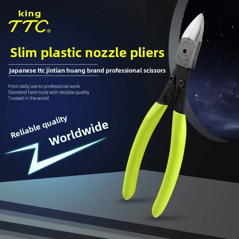 Japanese TTC Industrial Hardened Flush Cutters Precision Diagonal Pliers SNP Long Blade Side Cutters for Professional Use