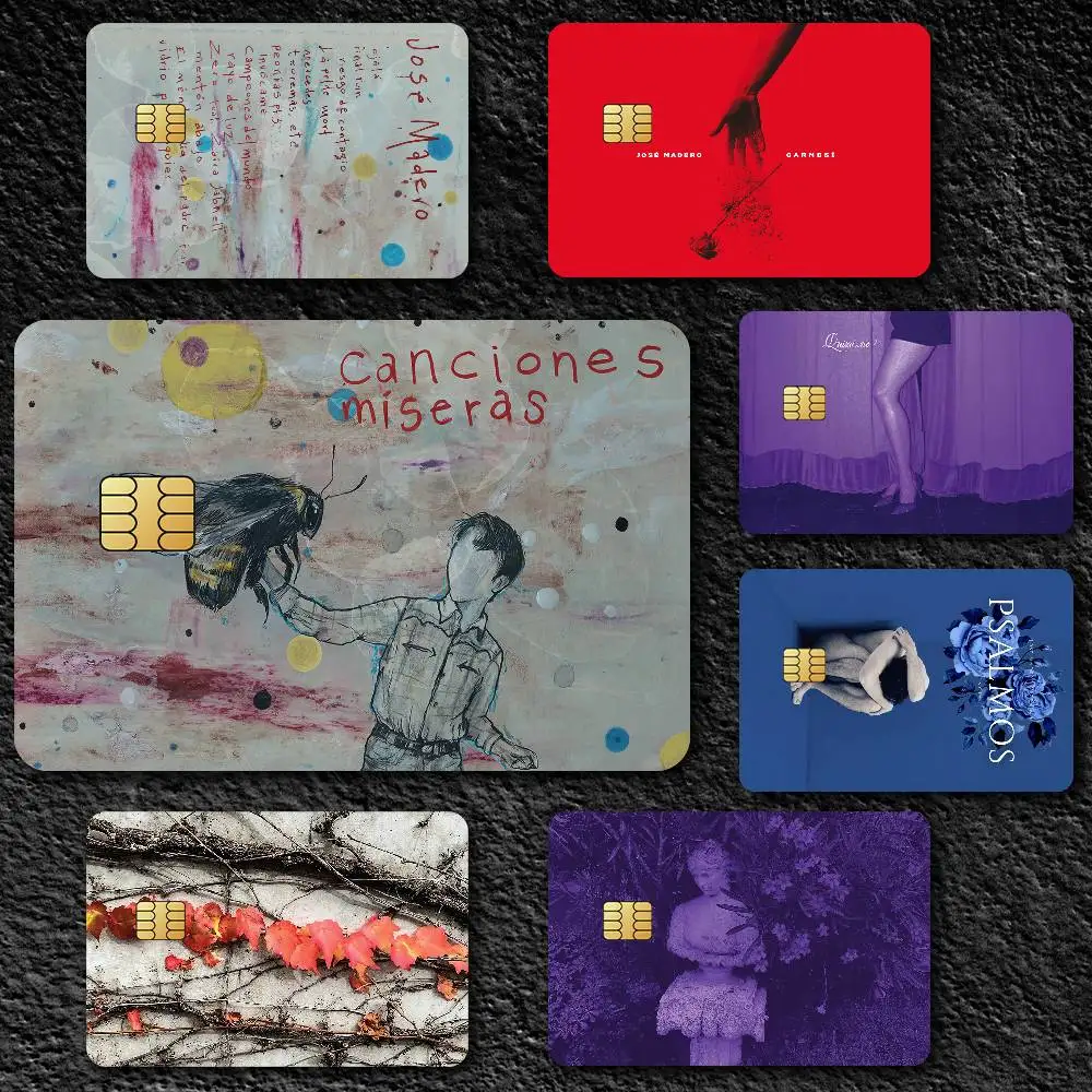 Pegatinas para Tarjetas de Crédito Singer J-Jose Madero, Adhesivos para Tarjetas Bancarias, de Autobús y Metro, Resistentes al Agua, Regalo