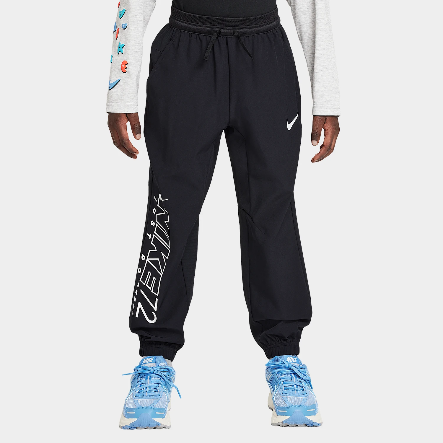 ナイキ純正-dri-fit-子供用織り軽量スポーツカジュアルパンツ-ii3019-010