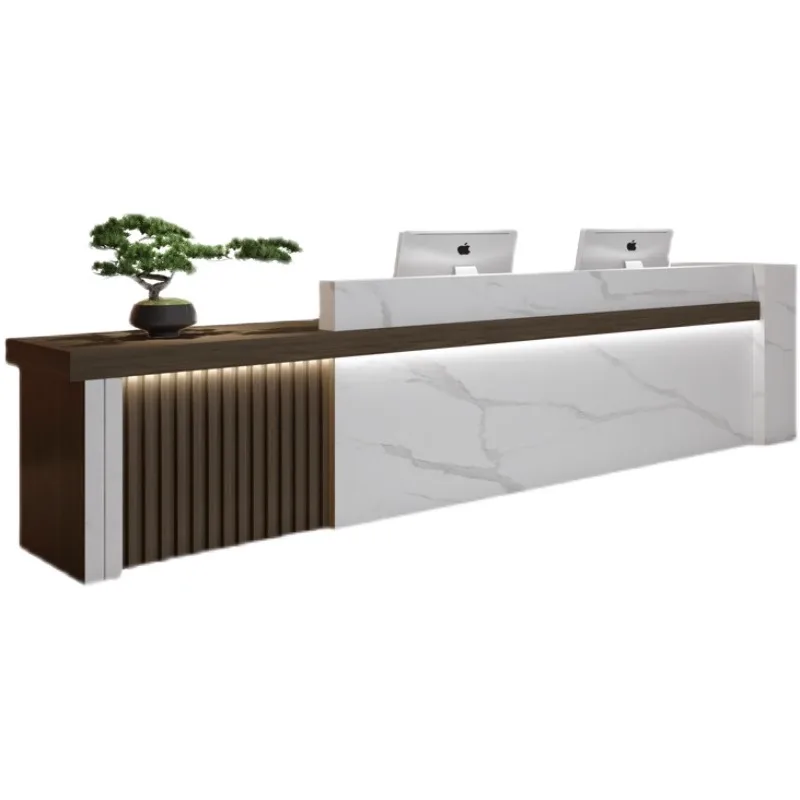 Store Counter Reception Desk Beauty Salon Cash Standing Information Reception Desk Check Out Simple Recepcja Luxury Furniture