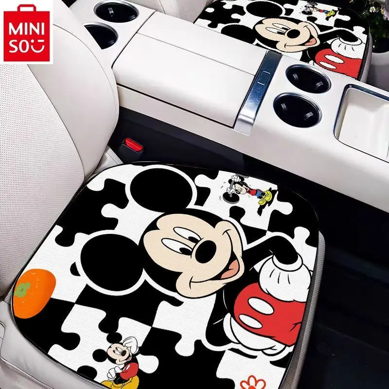 

MINISO Disney Mickey Four Seasons General Motors Interior Decoration Three Piece Set Breathable Seat Cushion Accessories