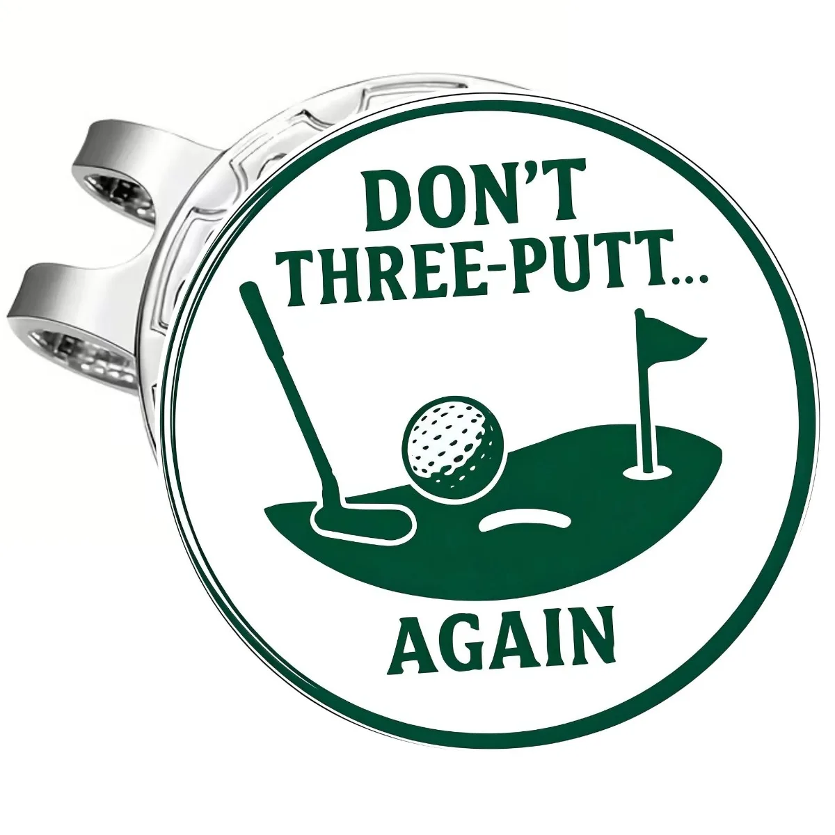 Magnetic Golf Cap Clip Marker – Fits Gloves, Caps & Hats. Metal UV Ball Mark Clips. 
