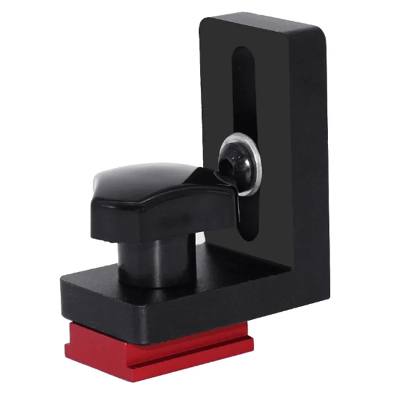 Pista de tope de inglete, conector de valla de pista en T 30, herramienta de carpintería, conector de conducto de aluminio de inglete deslizante, retenedor de riel de calibre-AA70