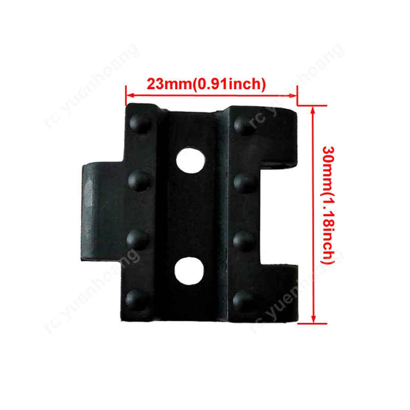 Gummikettenverbindung, 30 mm Breite, abnehmbare Schienen, längenverstellbar, simulierte segmentierte Stufen für RC-Tank-Upgrades, Kettenfahrzeug