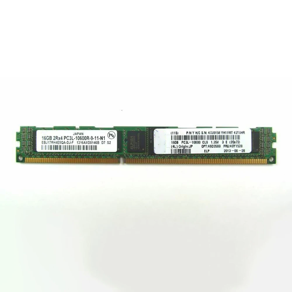 1pcs Serversp eicher für ibm ram hs22 hs23 hx5 46 c0599 49 y1528 16gb ddr3 1333 ecc reg vlp