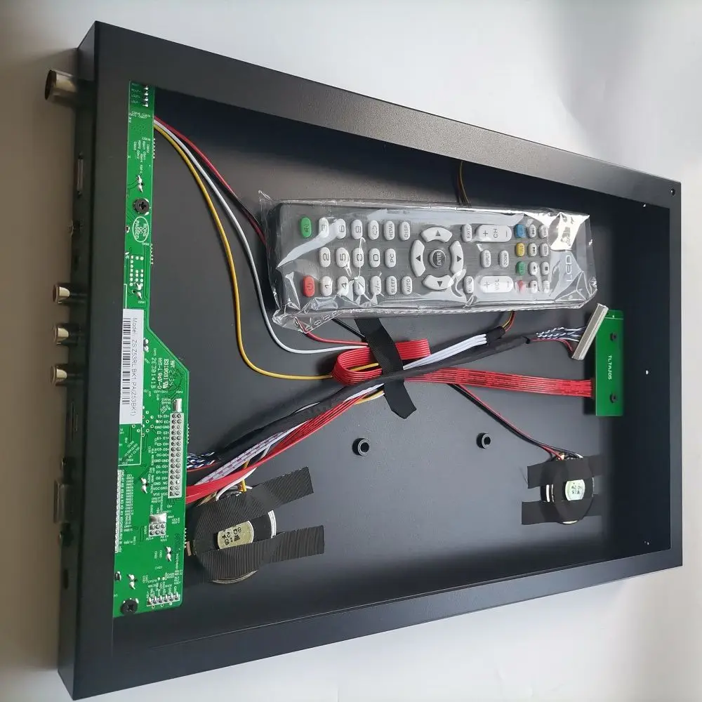 Placa controladora de tv + liga de alumínio caixa de metal painel capa traseira kit para 14 "lp140wh4 lcd led 1366*768 vga hdmi-compatível