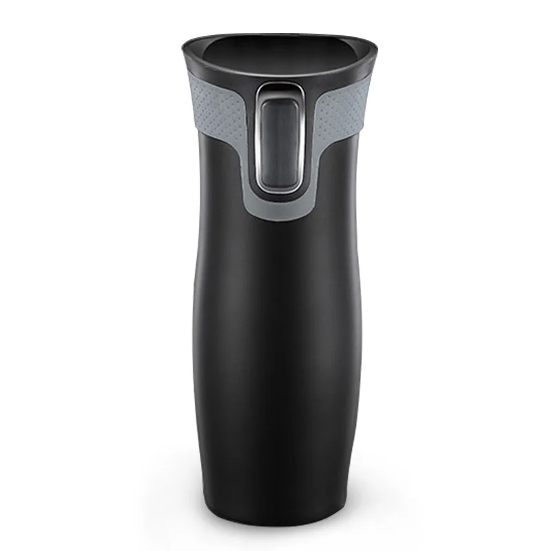 450ml Thermos Bottle For Coffee Vacuum Water Cup Business Office Car Use One-Click  Open Water Dispensing Thermal Cup