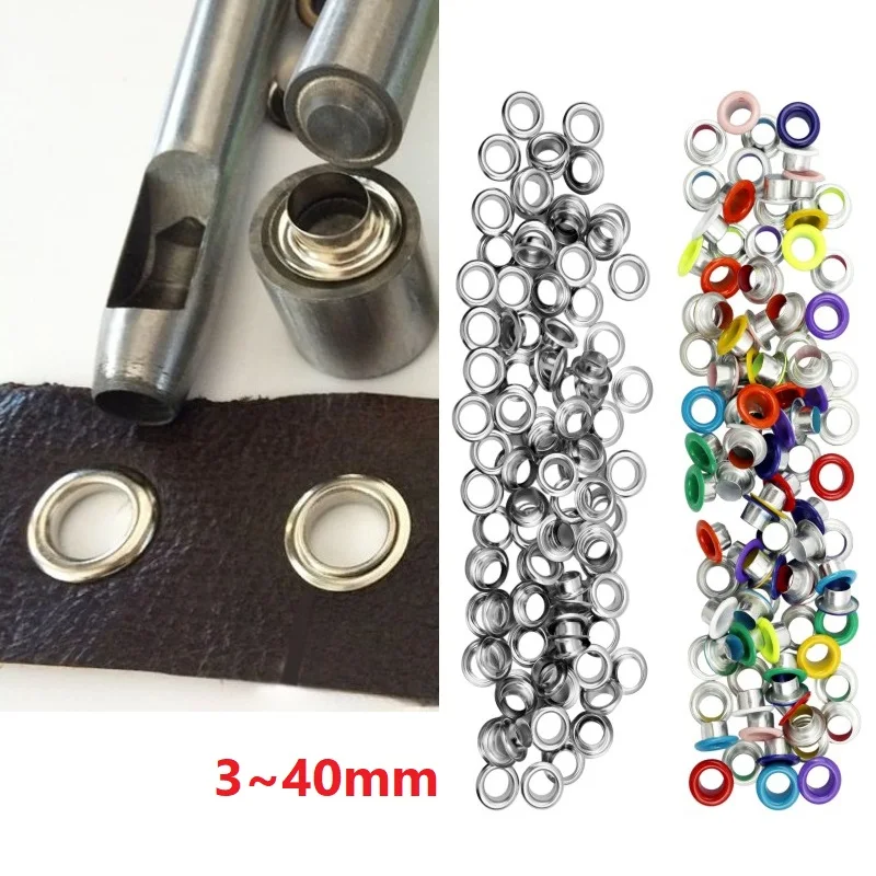 Rivet Eyelets Buttonholes Buckle Hole For And Hand Knock Tool DIY Leathercraft Scrapbooking Shoes Belt Cap Bag Tags Clothes