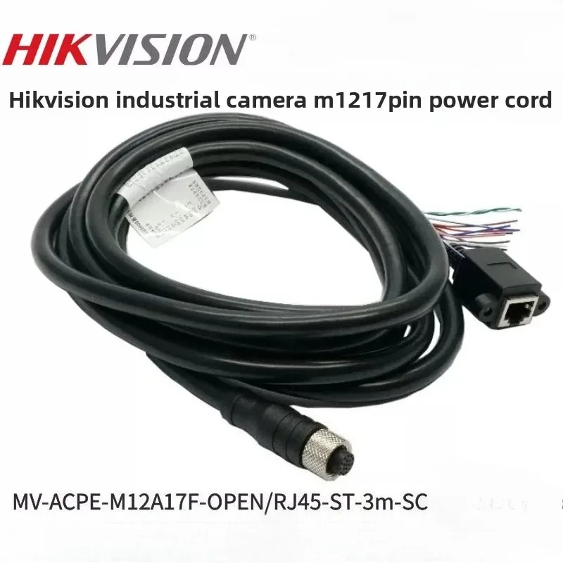 HIKROBOT MV-ACPE-12A17F-OPEN/RJ45-ST-3m-SC Hikvision Smart Camera M12 17 Pin Cable