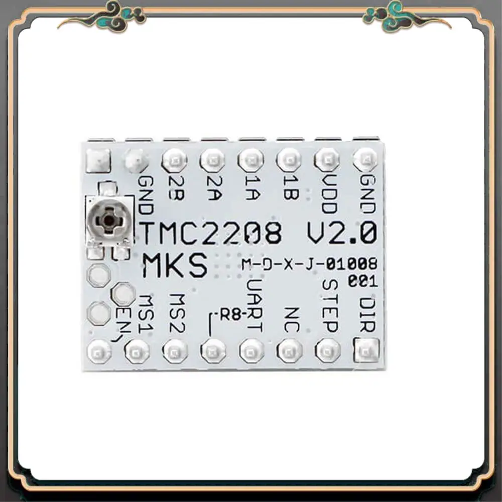 ASMA-5Pcs طابعة ثلاثية الأبعاد 2208 TMC2208 محرك متدرج سائق V2.0 Stepstick الترا صامت متوافق مع MKS Sgen L Gen L