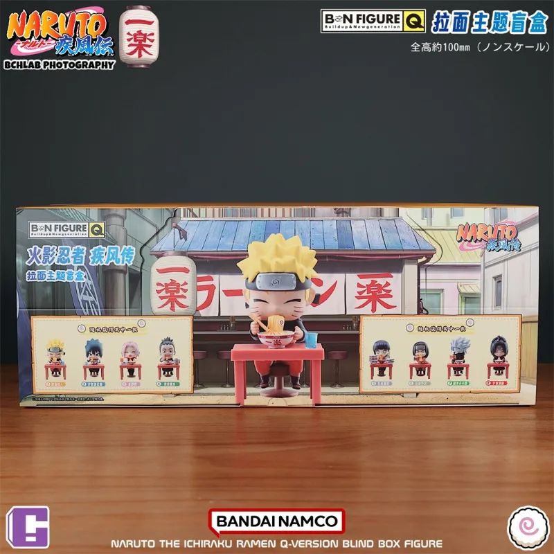 โมเดลฟิกเกอร์ซีรีส์นารูโตะ ซาสึเกะ อิทาจิ นารูโตะกินราเมน ของเล่นโมเดลการ์ตูนอนิเมะ ของขวัญ ของตกแต่งรถยนต์ กล่องสุ่มจากแบนได ประเทศญี่ปุ่น
