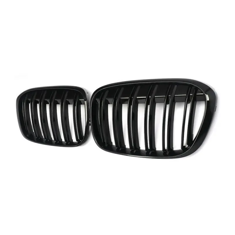 Fit For BMW X1 F48 F49 2016-2019 Front Bumper Kidney Grille Car Radiator Guard Air Intake XDrive Racing Grill Auto Replacement