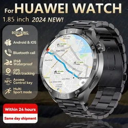 Dla HUAWEI G4 Zegarek Sporty na świeżym powietrzu Inteligentny zegarek Mężczyźni Ekran AMOLED NFC GPS Kompas IP68 Wodoodporny Bluetooth Połączenia SmartWatch Man