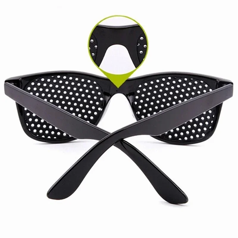 نظارات تصحيحية يمكن ارتداؤها للعناية بالرؤية ، حماية العين ، محسّن ، ثقب ضيق ، ثقب دبوس ، مضاد للتعب #4