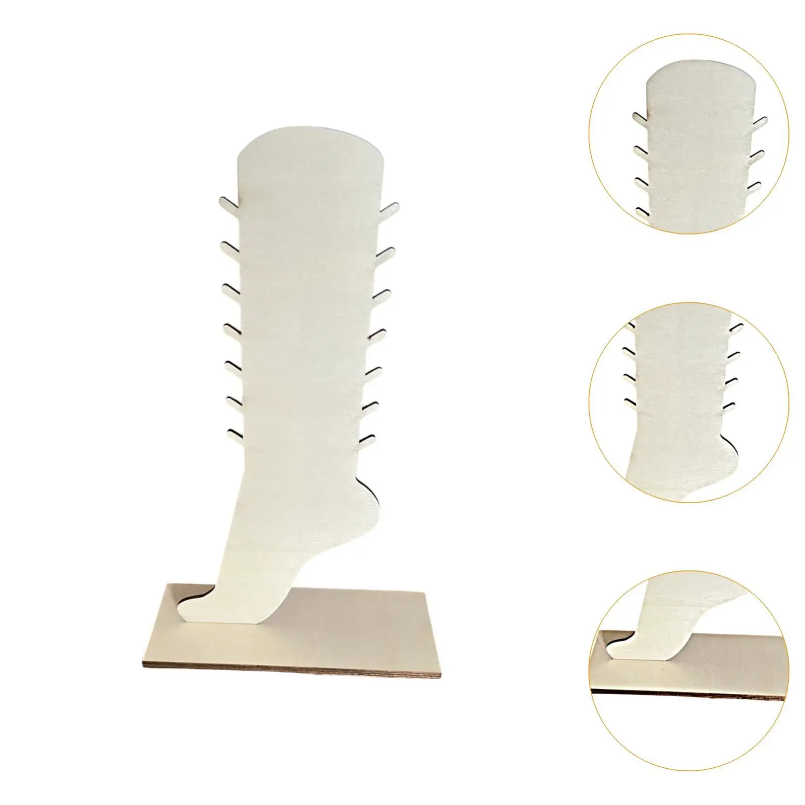 رف تخزين خلخال على شكل قدم مكون من 7 طبقات لسطح صالة العرض