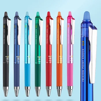 หัวน๊อปจุดน๊อคญี่ปุ่นปากกาหมึกเจลพับเก็บได้ลบหมึก0.4มม. หมึกจุดเล็ก LFPK-25S4อุปกรณ์การเรียนน่ารัก