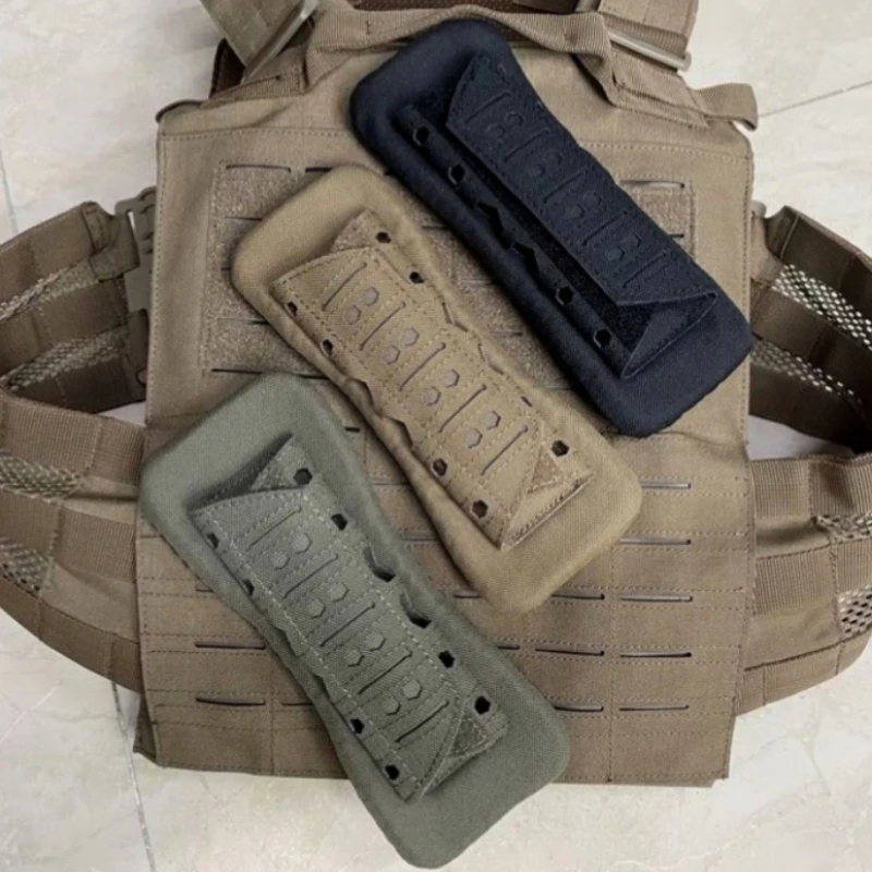 

Tactical Laser Cutting Vest Shoulder Strap Pads Outdoor Backpack Breathable Mesh Cushion Shoulder Pad For Hunting Vest