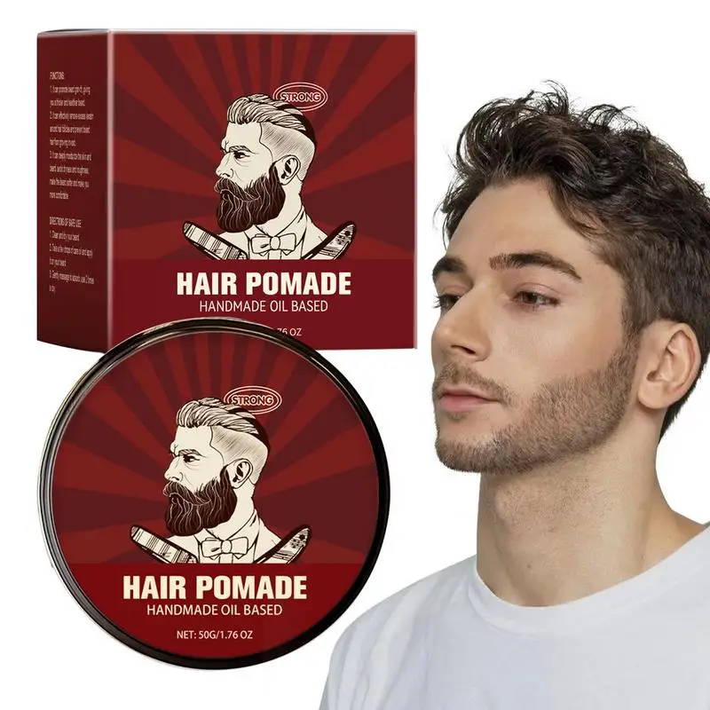 

Помада крем для укладки для мужчин Стайлинг Глина для мужчин увлажняющая формовочная паста для волос питательный натуральный воск для волос оставляющий пушистый