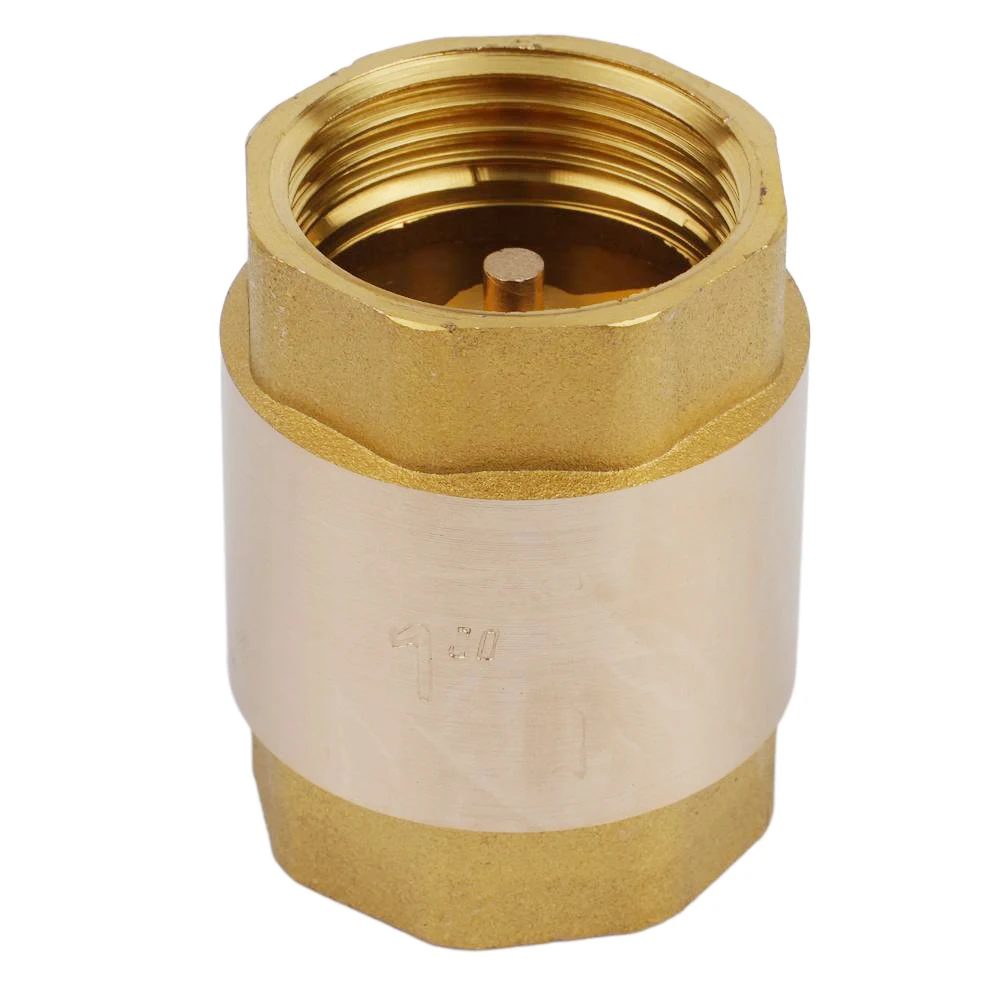 

Vertical Check Valve Valve 1/2 3/4 1inch 20-bar Brass External Threaded For High Loads Home Improvement New High Quality