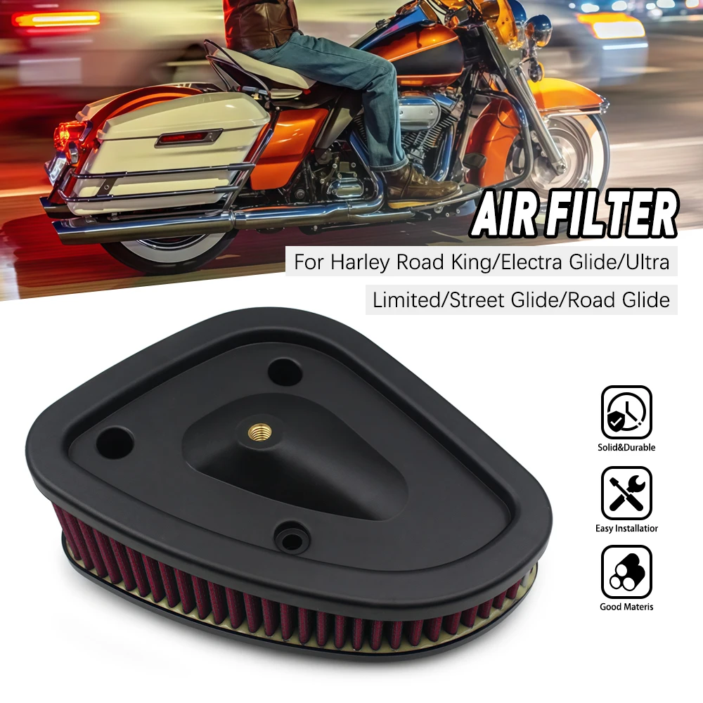 

For Harley Davidson Touring 2017-Up Motorcycle Air Filter Cleaner