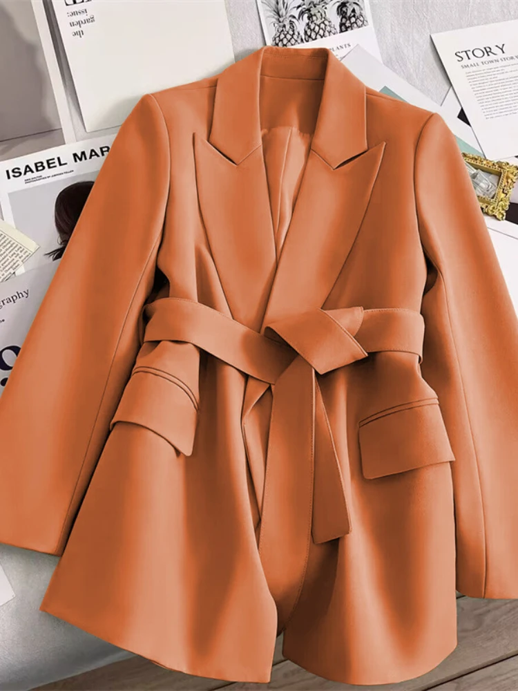 Blazer for Women 2024 Spring Autumn New in Outerwears Office Lady Blazers Loose Fit Women Clothing Coats Women\'s Jacket