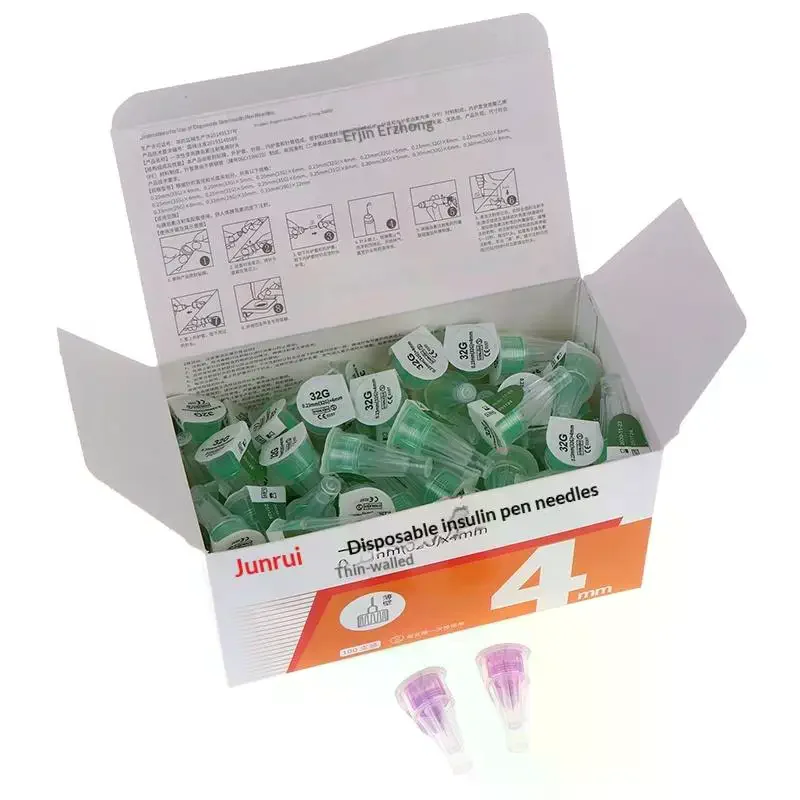 /&/32G 31G 0.23mmx4mm 0.25mmx5mm/6mm/8mm Insulin Cartridges For Magic Pen Injection Pen Insulin Pen Tip 100Pcs