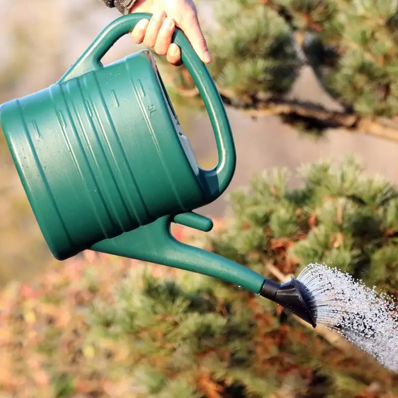 Plastic Watering Can Garden Essential Watering Can Indoor Outdoor Light Weight Cans Watering Can Family Gardening Garden 5L