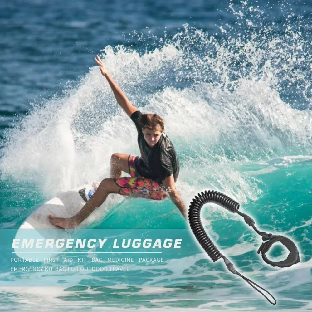 10FT Paddle Waist Leash Safety Rope Paddle Surf Surf Safety Waist Rope Waist Leash SUP Surf Waist Leash Jetsurf Board