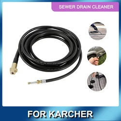 6/10/15/20m Sewer Drain Cleaning Pipe High Pressure Washer For Karcher Hose Cleaning Kit Sewer Pipeline  Washing Nozzle Blockage