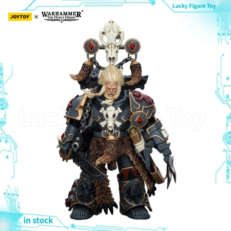 

【Original】JOYTOY 1/18 Action Figure Warhammer 40K Space Wolves Geigor Fell-Hand Anime Model Toy Gift