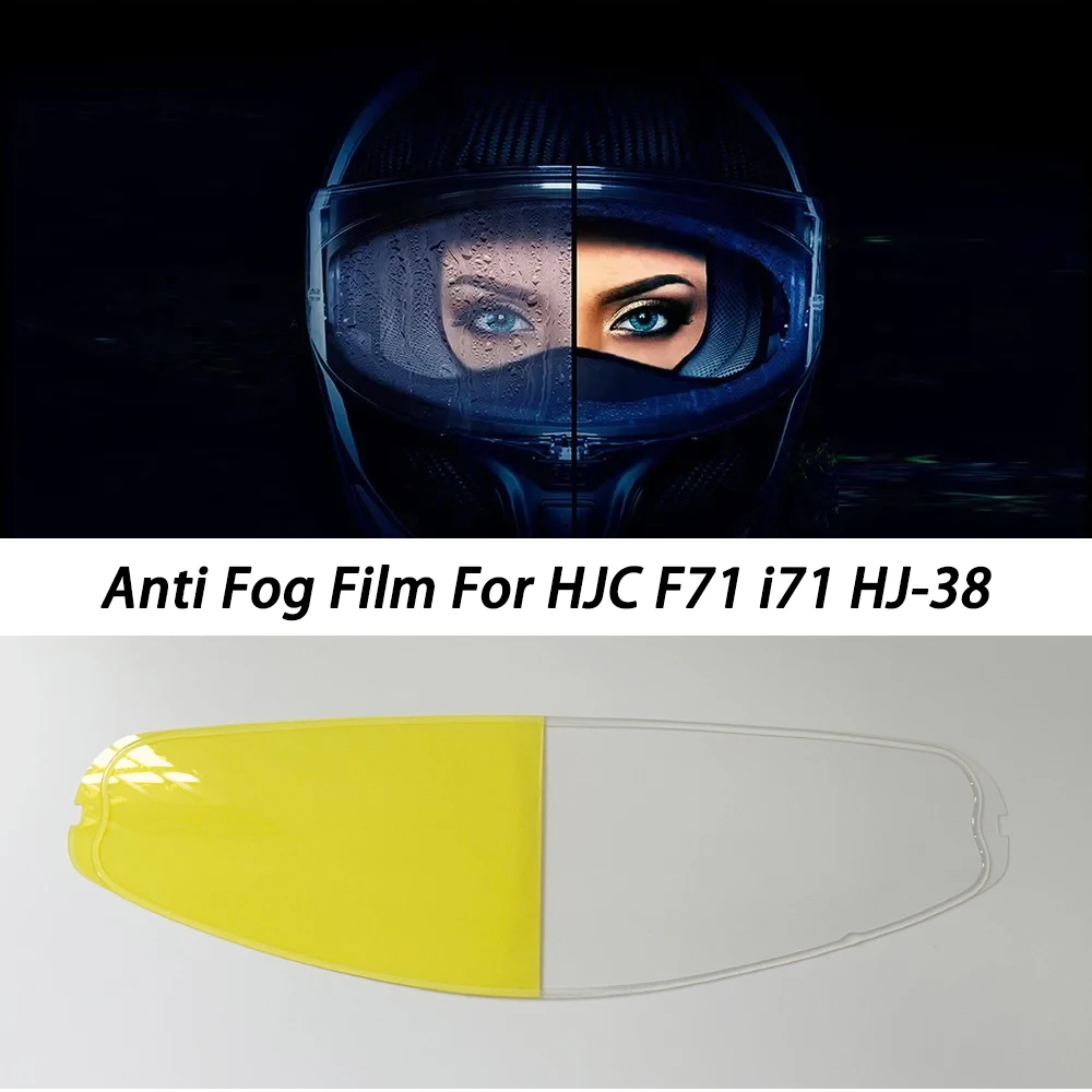 

Motorcycle Helmet Visor Anti Fog Film For HJC i71 F71 Carbon Anti-fog Inserts Sticker