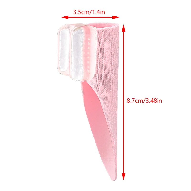 1ชิ้นซิลิโคนเจลแก้นิ้วหัวแม่เท้าอุปกรณ์ยืดนิ้วเท้าใหญ่อุปกรณ์ดูแลเท้าแผ่น Relief เล็บเท้า