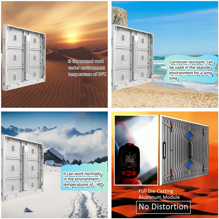 الشركة المصنعة ODM OEM لوحة الإعلانات لافتات رقمية ملصق جدار الفيديو لوحة فيديو عرض شاشة LED خارجية #5