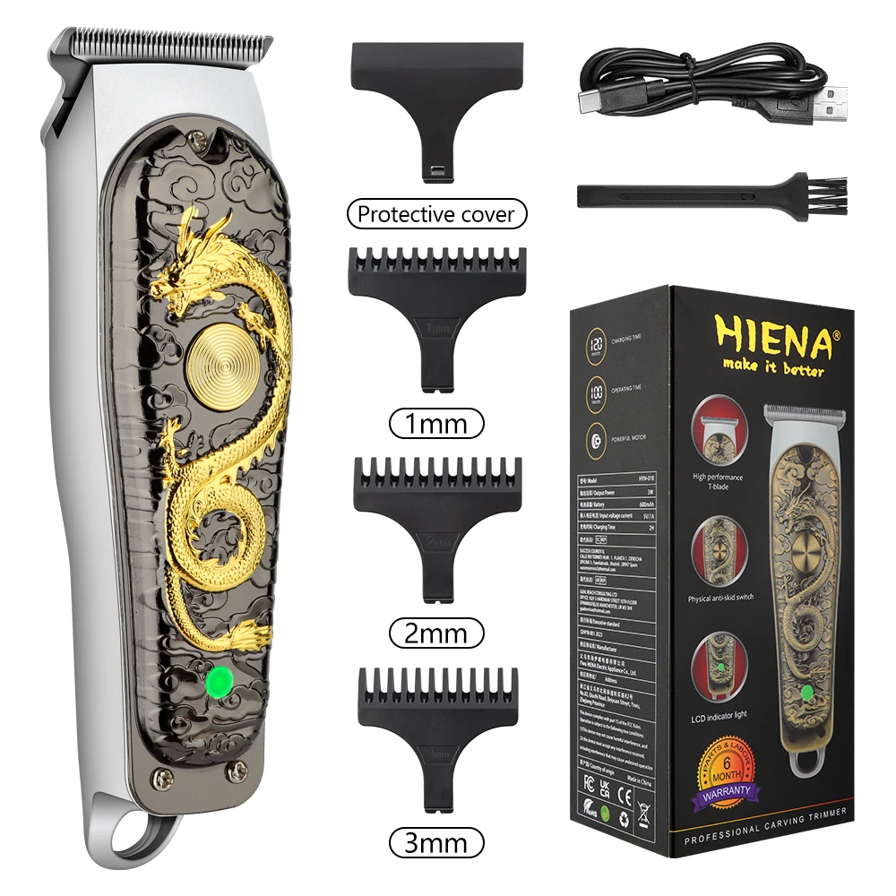 HIENA Professional Electric Hair Cutting Machine for Barbers Machine for Men Trimmers Precision Tools for Barber HYN-018