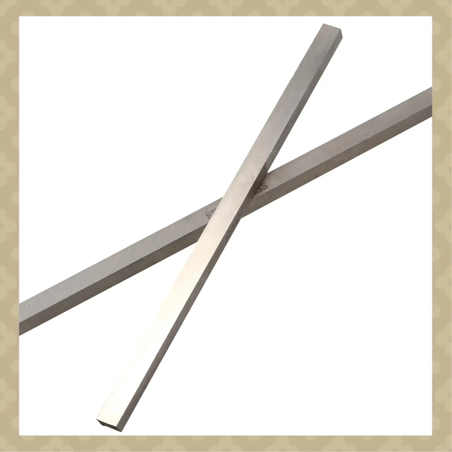 

AB45 5 Pcs Lathe HSS Tool Bit: 1 Pcs 10Mm Parting Milling Lathe HSS Tool Bit Gray & 4 Pcs Lathe Square Cutting Tool Bits 8Mm